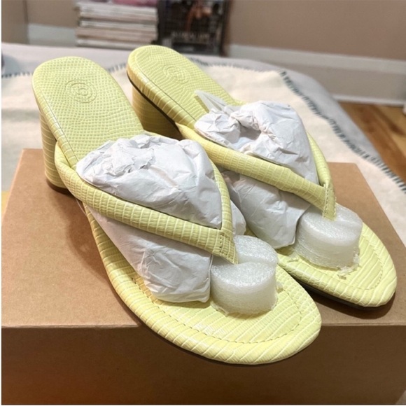 NWT. Urban Outfitters Round Heel Thong Sandals. NEW IN BOX - Picture 4 of 7